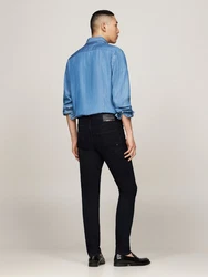 Tommy Hilfiger Tapered-fit-Jeans TAPERED HOUSTON Dunkelblau/Schwarz