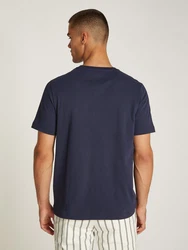 TOMMY HILFIGER T-Shirt 'Ess Seasonal' Dunkelblau/Hellblau