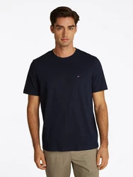 TOMMY HILFIGER T-Shirt 'Ess Seasonal' Dunkelblau/Hellblau