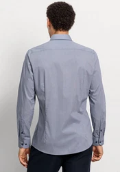 OLYMP Businesshemd Level Five body fit Grau/Dunkelblau/Blau