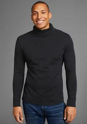 Bruno Banani Rollkragenshirt Schwarz