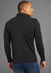 Bruno Banani Rollkragenshirt Schwarz
