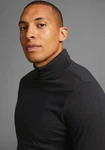 Bruno Banani Rollkragenshirt Schwarz