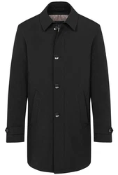 bugatti Kurzmantel Outdoorjacke Schwarz/Dunkelgrau/Grau