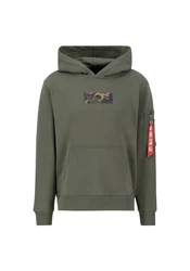 Alpha Industries Hoodie Camo Panel Camo