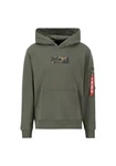 Alpha Industries Hoodie Camo Panel Camo