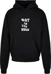 Merchcode Kapuzensweatshirt NITM-Whirled Back x Ultra Heavy Hoody (1-tlg) Schwarz/Rot/Hellblau/Braun
