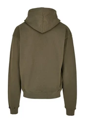 Merchcode Kapuzensweatshirt NITM-Whirled Back x Ultra Heavy Hoody (1-tlg) Dunkelgrün/Khaki