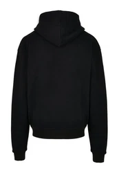 Merchcode Kapuzensweatshirt NITM-Whirled Back x Ultra Heavy Hoody (1-tlg) Schwarz/Rot/Hellblau/Braun