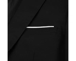 Allthemen Sakko Herren Anzugjacke Slim Fit Business Schwarz/Dunkelgrau