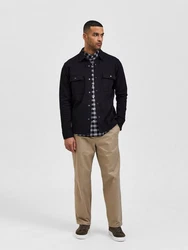 SELECTED HOMME Übergangsjacke 'SLHJackie' schwarz