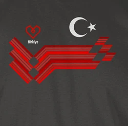Shirtracer T-Shirt Trkiye Fanartikel EM Trkei Wappen 2024 Fussball Fanartikel 