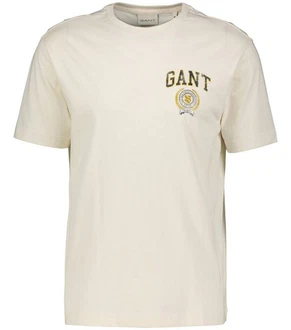 Gant T-Shirt CREST GRAPHIC Regular Fit Khaki/Grau/Dunkelblau Gant T-Shirt CREST GRAPHIC Regular Fit Khaki/Grau/Dunkelblau