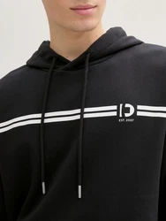 TOM TAILOR Denim Sweatshirt Hoodie mit Print 