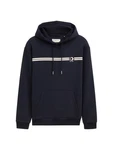 TOM TAILOR Denim Sweatshirt Hoodie mit Print Dunkelblau