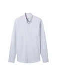 TOM TAILOR Denim Langarmhemd Hellblau/Grau