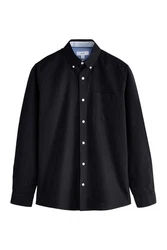Next Langarmhemd Oxford Slim Fit Dunkelblau/Hellblau/Blau