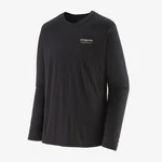 Patagonia T-Shirt Cap Cool Merino Blend Graphic Shirt Schwarz/Dunkelgrau/Grau/Dunkelblau
