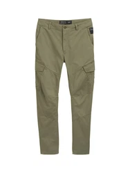 TOM TAILOR DENIM Hose Khaki/Dunkelgrün