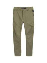TOM TAILOR DENIM Hose Khaki/Dunkelgrün