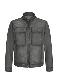 Milestone Lederjacke MSTizian Dunkelgrau/Grau/Hellgrau Milestone Lederjacke MSTizian Dunkelgrau/Grau/Hellgrau