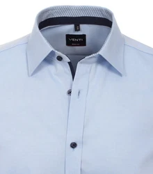 VENTI Businesshemd Hellblau/Grau/Blau