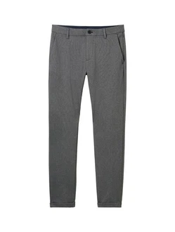 TOM TAILOR Chinohose TTTRAVIS Slim Chino Hose Dunkelgrau/Grau/Hellgrau/Dunkelblau