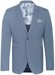 Paul Malone Anzug Slim Fit Hellblau/Blau/Pastell