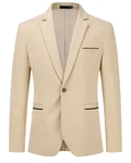 Allthemen Sakko Herren Casualsakko Beige/Khaki