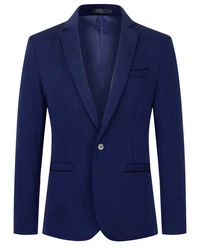 Allthemen Sakko Herren Casualsakko Dunkelblau/Blau/Hellblau
