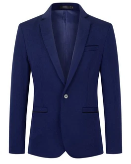 Allthemen Sakko Herren Casualsakko Dunkelblau/Blau/Hellblau