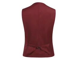 Allthemen Anzug Set Slim Fit Elegantes Business Anzugset Rot/Dunkelrot/Bordeaux/Braun