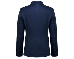 Allthemen Anzug Slim Fit Business Herrenanzug Dunkelblau