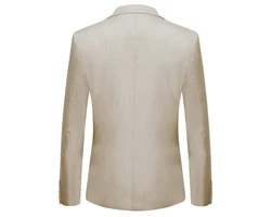 Allthemen Anzug Herrenanzug Slim Fit Businessanzug (2 tlg, Sakko & Hose) Khaki/Beige
