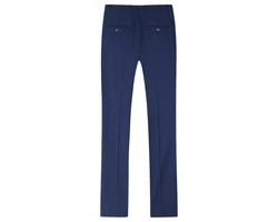 Allthemen Anzug Herrenanzug Slim Fit Businessanzug (2 tlg, Sakko & Hose) Dunkelblau/Blau
