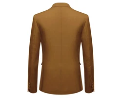 Allthemen Anzug Herrenanzug Slim Fit Businessanzug (2 tlg, Sakko & Hose) Khaki/Braun/Beige