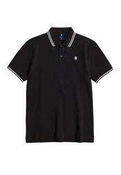 G-STAR Poloshirt 'Dunda' Schwarz/Dunkelblau