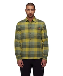 Mammut Trovat Longsleeve Shirt Hemd Grün/Gelb/Neonfarben/Dunkelgrün