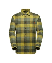 Mammut Trovat Longsleeve Shirt Hemd Grün/Gelb/Neonfarben/Dunkelgrün