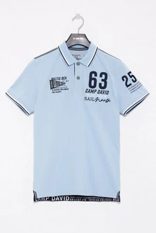 CAMP DAVID Poloshirt CRUISE NORTH Kurzarmshirt mit Polokragen