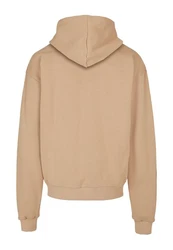 Merchcode Kapuzensweatshirt NITM-Whirled Back x Ultra Heavy Hoody (1-tlg) Beige/Khaki/Braun