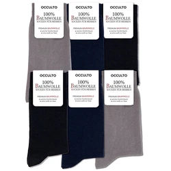 OCCULTO Businesssocken Modell Roland Dunkelblau/Dunkelgrau