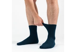OCCULTO Businesssocken Modell Roland Schwarz/Weiß/Dunkelgrau/Dunkelblau