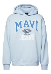 Kapuzenpullover JEANS PRINTED HOODIE Hoodie mit Jeans Print