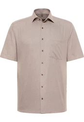 Eterna Kurzarmhemd MODERN FIT NON IRON Braun/Lila/Beige/Grau/Khaki