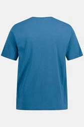 JP1880 T-Shirt Basic Rundhals Blau/Hellblau