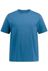 JP1880 T-Shirt Basic Rundhals Blau/Hellblau