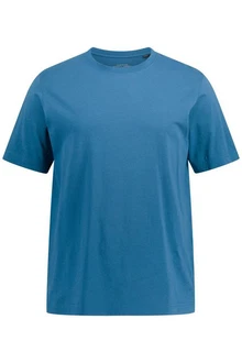 JP1880 T-Shirt Basic Rundhals Blau/Hellblau JP1880 T-Shirt Basic Rundhals Blau/Hellblau