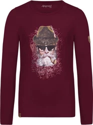 Almgwand Kurzarmhemd SEIDLALM bordeaux