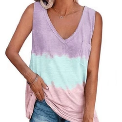 YRIIOMO Tanktop Damenbekleidung Mischfarben/Lila/Rosa